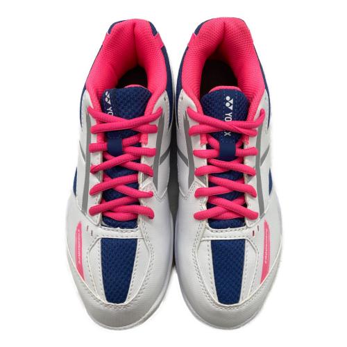 YONEX (ヨネックス) テニスシューズ SH2204 レディース SIZE 23.5cm ホワイト×ブルー