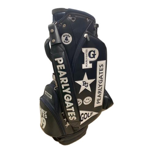 PEARLY GATES (パーリーゲイツ) スタンドキャディバッグ ヘッドカバー付き ネイビー