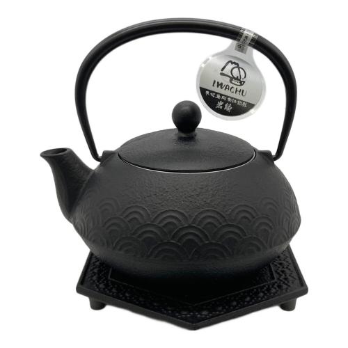 南部鉄器 (ナンブテッキ) 鉄瓶 岩鋳