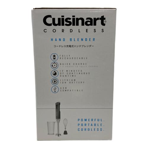 Cuisinart (クイジナート) コードレス充電式ハンドブレンダー RHB-100J