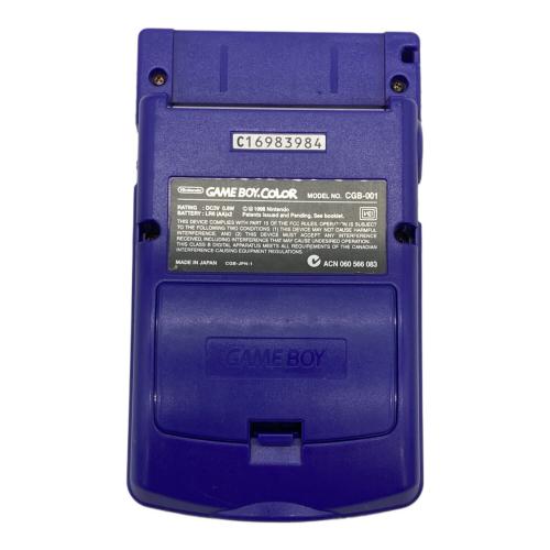 Nintendo (ニンテンドー) GAMEBOY COLOR 動作確認済み