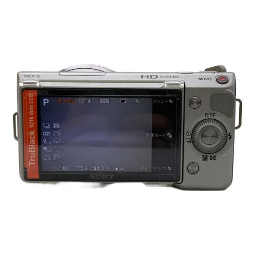 SONY (ソニー) ミラーレス一眼カメラ α NEX-5 レンズ:SEL16F28・SEL1855