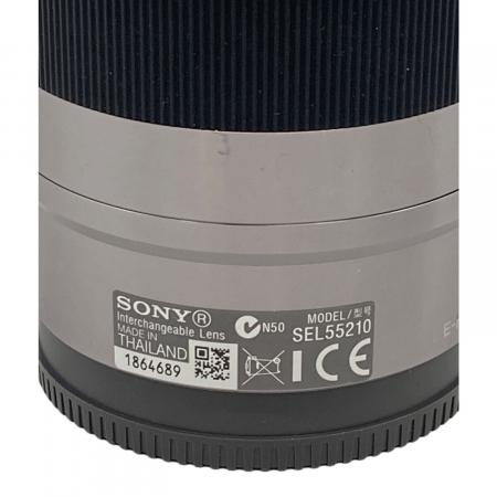 未使用・新品 SONY SEL55210 シルバー SONY（ソニー） SEL55210 (S) シルバー色 Eマウント用望遠レンズ E55