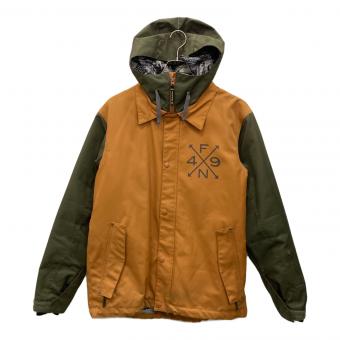 FNS49 スノーボードウェア(ジャケット) YOU GET PFF ON メンズ SIZE L カーキ オリーブ