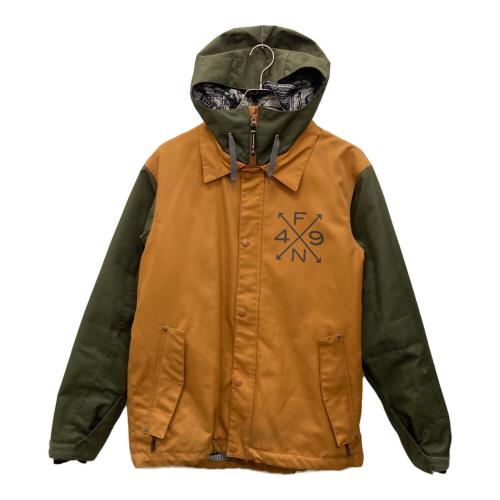 FNS49 スノーボードウェア(ジャケット) YOU GET PFF ON メンズ SIZE L カーキ オリーブ