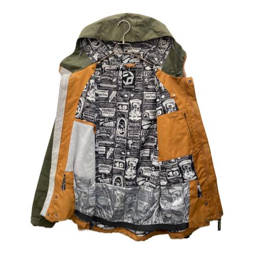 FNS49 スノーボードウェア(ジャケット) YOU GET PFF ON メンズ SIZE L カーキ オリーブ