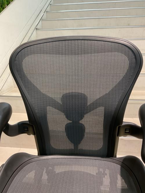 Herman Miller (ハーマンミラー) ワークチェアー AER1A13DW-0007 2020年製 グラファイトカラー Aサイズ（スモールサイズ）