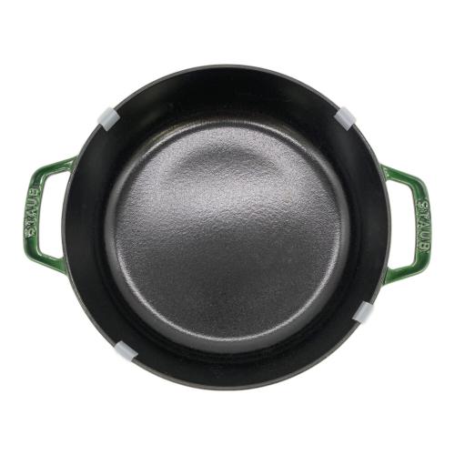 Staub (ストウブ) 両手鍋 40511-479 ブレイザー・ソテーパン 24cm バジルグリーン