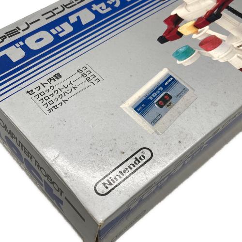 Nintendo (ニンテンドー) ファミリーコンピューターロボ ブロックセット ファミコン用ソフト ロボ カセット 2点セット -