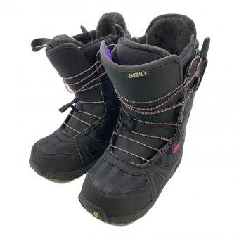 BURTON (バートン) EMERALD ASIAN FIT スノーボードブーツ レディース SIZE 24cm ブラック×パープル
