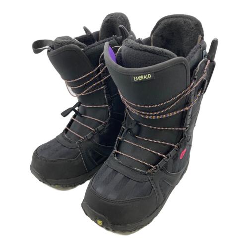 BURTON (バートン) EMERALD ASIAN FIT スノーボードブーツ レディース SIZE 24cm ブラック×パープル