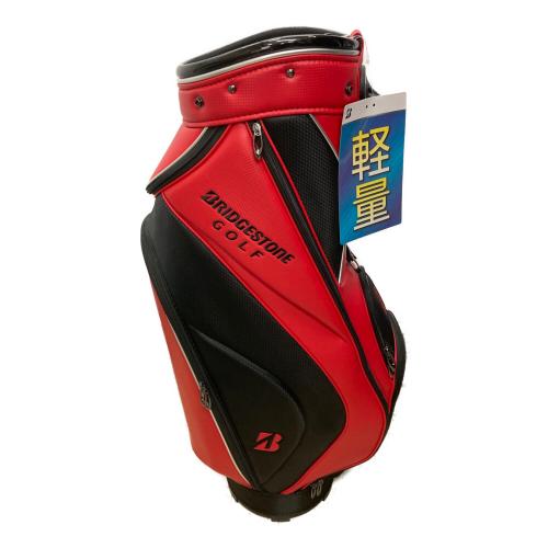 BRIDGESTONE (ブリヂストン) キャディバッグ CBG422 ブラック×レッド