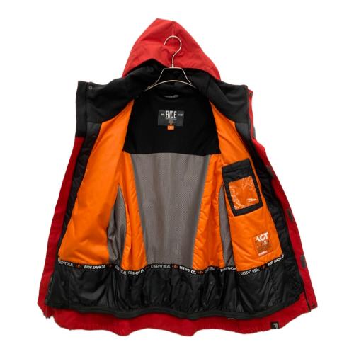 RIDE (ライド) ACT スノーボードウェア(ジャケット) メンズ SIZE S レッド