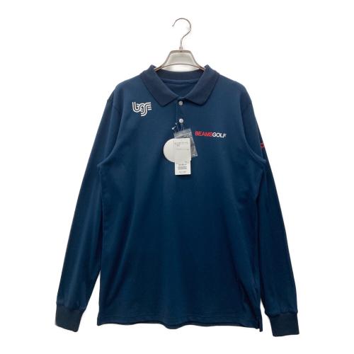 BEAMS GOLF (ビームスゴルフ) ポロシャツ ゴルフウェア(トップス) 82-12-0007-444-79-20 メンズ SIZE L ネイビー