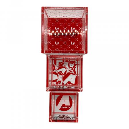sakeskie アシモクラフツ　クリア升　3個セット asimocrafts (アシモクラフツ) アウトドア 酒升3P ① SAKESKIEコラボ