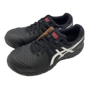 asics (アシックス) 安全靴 1273A055 レディース SIZE 24.5cm ブラック×レッド