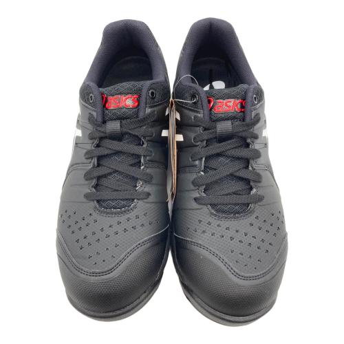 asics (アシックス) 安全靴 1273A055 レディース SIZE 24.5cm ブラック×レッド