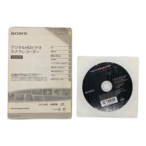 SONY (ソニー) デジタルHDビデオカメラ HDR-CX180 動作確認済み シャッター切れます