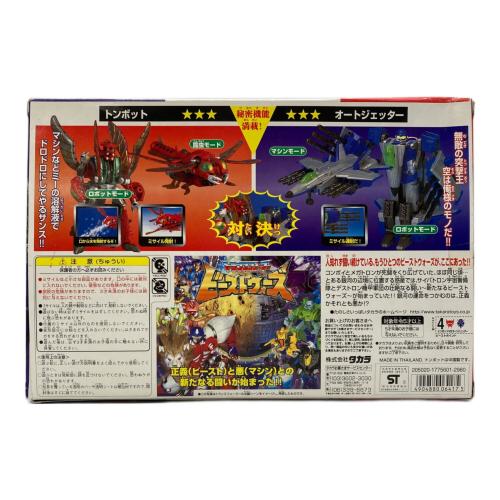 TAKARA (タカラ) トランスフォーマー ビーストウォーズⅡ 成層圏の対決 トンボットVSオートジェッター VS-19 男の子おもちゃ