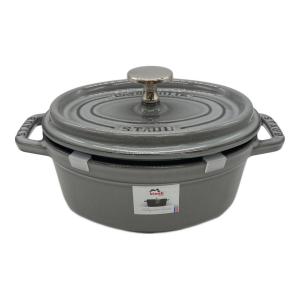 Staub (ストウブ) ココット オーバル 17cm グレー