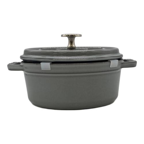 Staub (ストウブ) ココット オーバル 17cm グレー