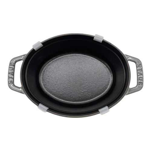 Staub (ストウブ) ココット オーバル 17cm グレー