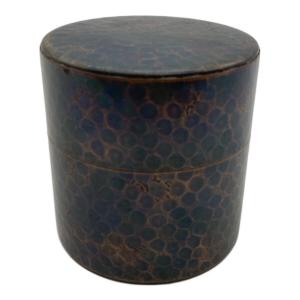 上彬堂 (ウエヨシドウ) 茶筒 鎚起銅器