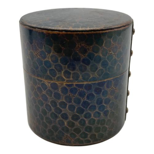 上彬堂 (ウエヨシドウ) 茶筒 鎚起銅器