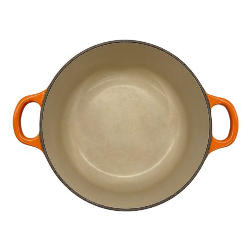 LE CREUSET (ルクルーゼ) 20cm オレンジ ココット・ロンド