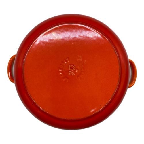 LE CREUSET (ルクルーゼ) 20cm オレンジ ココット・ロンド