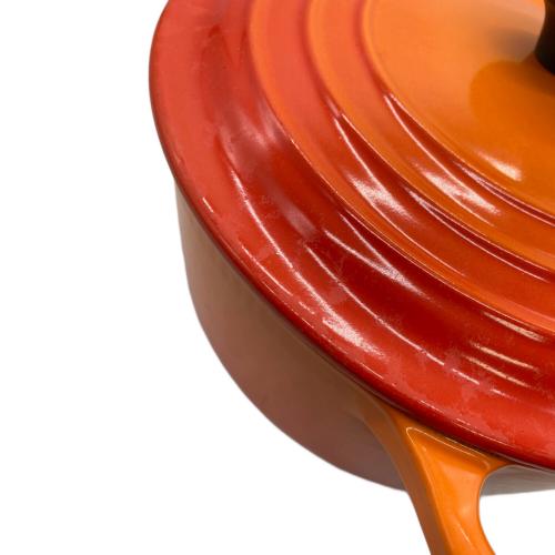 LE CREUSET (ルクルーゼ) 20cm オレンジ ココット・ロンド