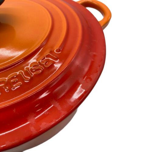 LE CREUSET (ルクルーゼ) 20cm オレンジ ココット・ロンド
