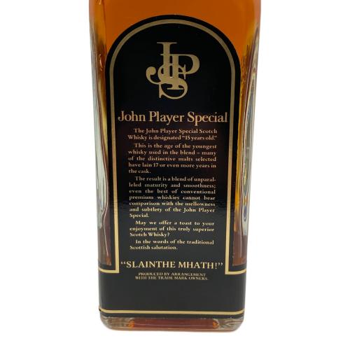 JOHN PLAYER SPECIAL (ジョンプレイヤースペシャル) スコッチウィスキー 15年 750ml