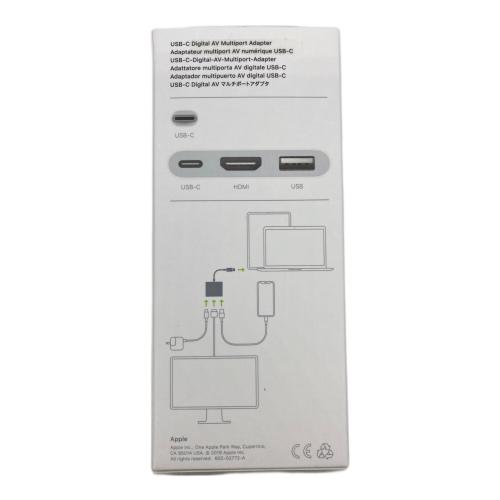 Apple (アップル) A USB-C Digital AV Multiportアダプタ MUF82ZA