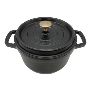 Staub (ストウブ) 両手鍋 20cm ブラック ピコ・ココットラウンド