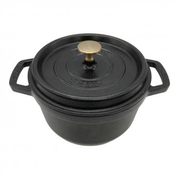Staub (ストウブ) ピコ・ココット・ラウンド20cm ブラック 40509-487