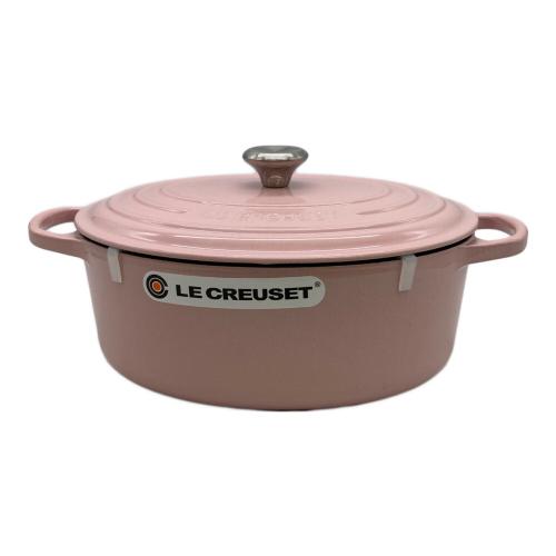 LE CREUSET (ルクルーゼ) 両手鍋 27cm ピンク ココット・オーバル