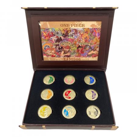 ONE PIECE 限定品　メダルセット ONE PIECE (ワンピース) 麦わらの一味お宝コイン9種セット｜トレファク