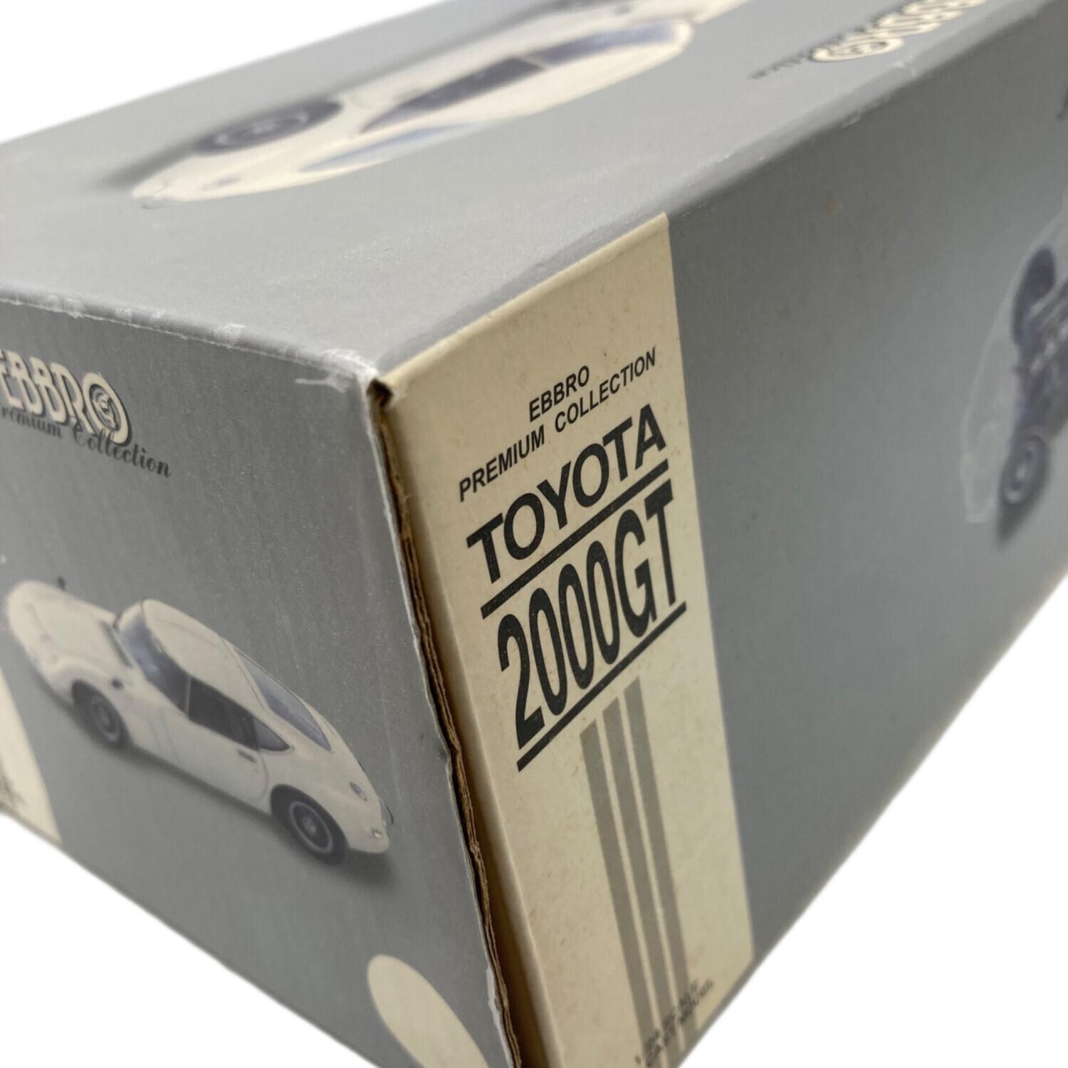 EBBRO premium collection ダイキャストカー TOYOTA 2000GT 1/24