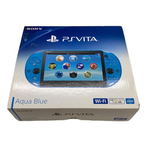 SONY (ソニー) PSVITA PCH-2000[PSVITA] アクアブルー
