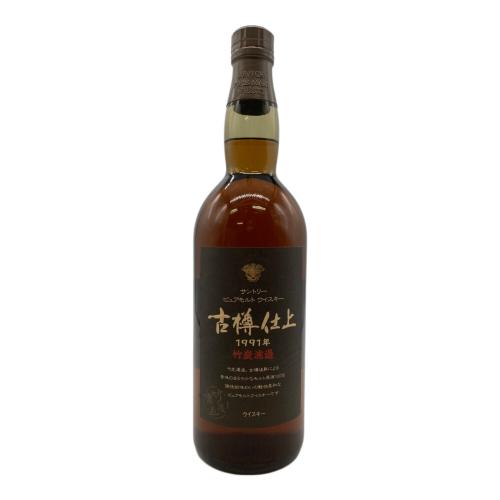 サントリー 古樽仕上  竹炭濾過 ウイスキー 1991年 750ml