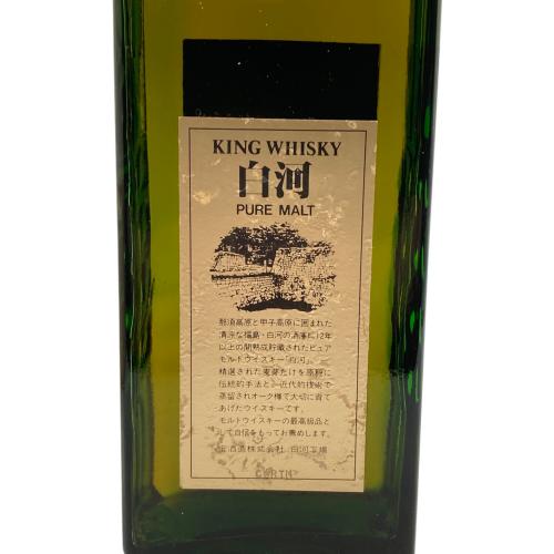 宝酒造 白河 キングウイスキー 12年 720ml