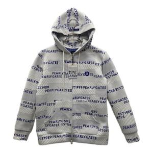 PEARLY GATES (パーリーゲイツ) ゴルフウェア(トップス) 055-3162112 レディース SIZE M ホワイト×ブルー