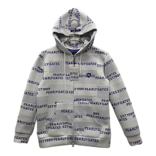 PEARLY GATES (パーリーゲイツ) ゴルフウェア(トップス) 055-3162112 レディース SIZE M ホワイト×ブルー