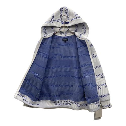 PEARLY GATES (パーリーゲイツ) ゴルフウェア(トップス) 055-3162112 レディース SIZE M ホワイト×ブルー