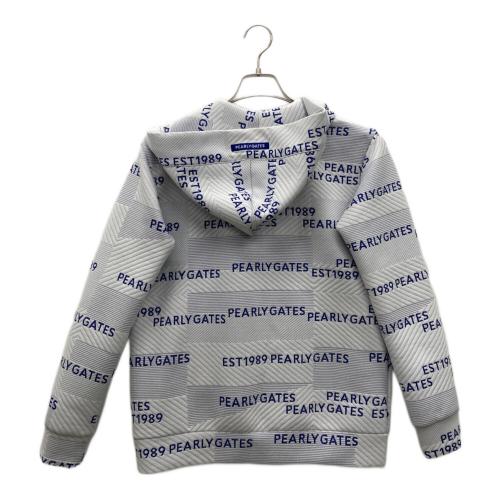 PEARLY GATES (パーリーゲイツ) ゴルフウェア(トップス) 055-3162112 レディース SIZE M ホワイト×ブルー