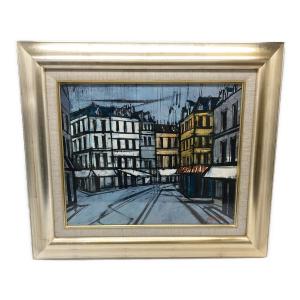 石川信　パリにて　絵画　No.57-0016