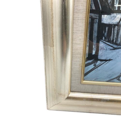 石川信　パリにて　絵画　No.57-0016