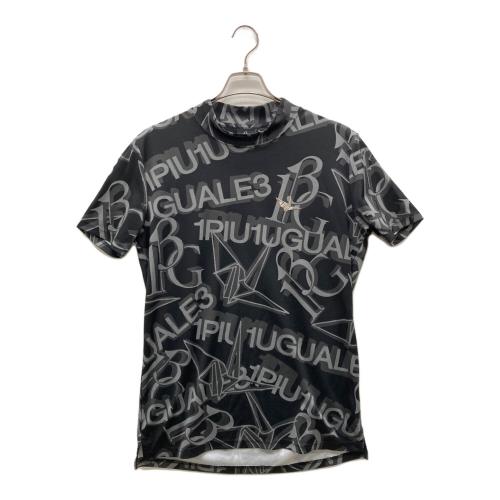 1piu1uguale3 GOLF (ウノ ピゥ ウノ ウグァーレ トレ ゴルフ) モックネック ゴルフウェア(トップス) GRT173 メンズ SIZE M ブラック