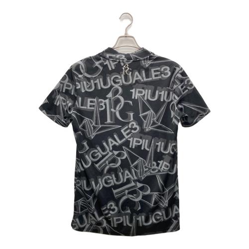 1piu1uguale3 GOLF (ウノ ピゥ ウノ ウグァーレ トレ ゴルフ) モックネック ゴルフウェア(トップス) GRT173 メンズ SIZE M ブラック